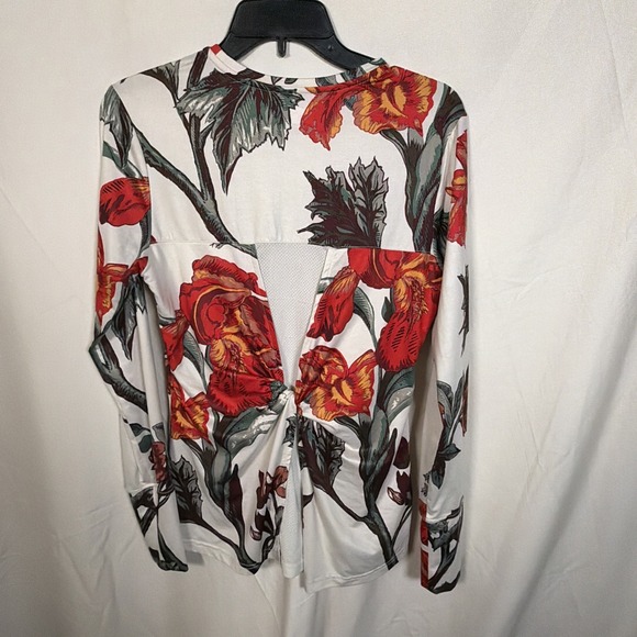 Columbia Womens Floral Long Sleeve Performance Top Size Medium - Picture 5 of 5